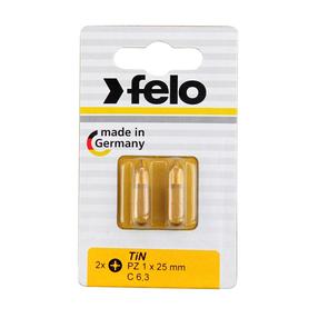 Набор битов для отверток Felo 02101067, PZ1, 25 мм