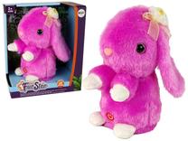 Lavinimo žaislas, triušis Lean Toys Hot Fur Star, 10 cm, rožinė sp.