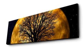 Dekoracija Wallity Canvas Painting, 30 cm, 90 cm, juoda sp./geltona sp.