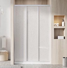 Dušas durvis Ravak SuperNOVA ASDP3-100, 100 cm x 198 cm, satīna krās./plastmasas