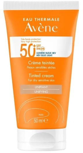 Päevituse hoolduskreem Avene Tinted Unifying SPF50, 50 ml