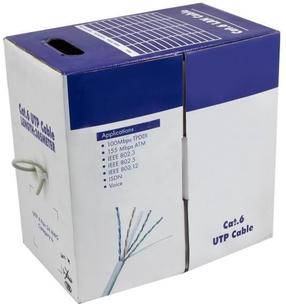 Võrgukaabel Sbox UTP-CAT6-305 RJ-45, RJ-45, 305 m, valge v.