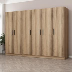 Riidekapp Kalune Design Kale 7630, pruun v., 52 cm x 270 cm x 210 cm