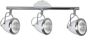 Светильник потолочный Spotlight Oliver 5109302, GU10, 3000 °К, 3 x 5.5 Вт, белый цв./хромовый цв. / белый цв.