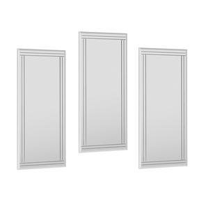 Spoguļu komplekts Kalune Design Mini Buhem 116SAM1170, stiprināms, 30 cm x 70 cm, caurspīdīga krās.
