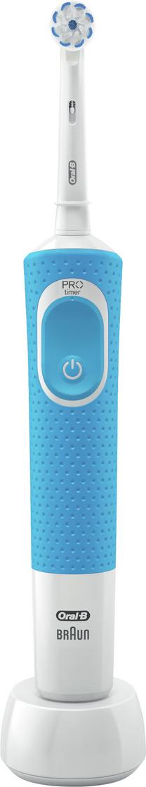 Elektrinis dantų šepetėlis Braun Oral-B Vitality 100 Sensitive UltraThin, mėlyna sp./balta sp.