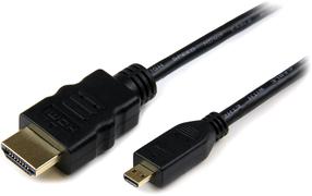 Kabelis StarTech High Speed HDMI HDADMM3M HDMI, Micro HDMI, 3 m, juoda sp.