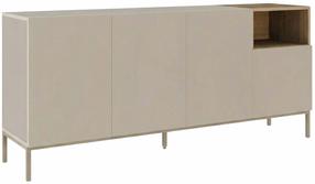 Konsoles galds Kalune Design Cailin 180, brūna krās., 41.8 cm x 180 cm x 80 cm