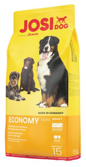 Sausas šunų maistas Josera JosiDog Economy, grūdai, 15 kg