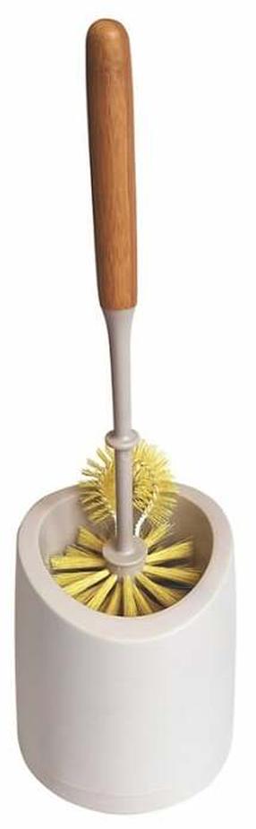 WC hari York Bamboo 36064090, pruun v./valge v., 14 cm x 40 cm x 14 cm