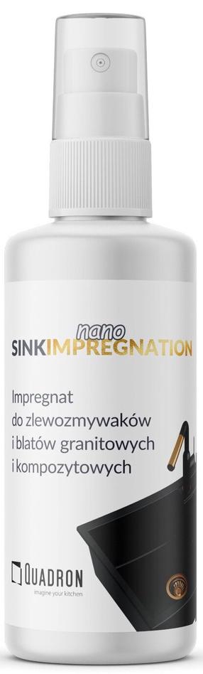 Kopšanas līdzeklis, granīta un kompozītmateriāla izlietnēm un darba virsmām Quadron Nano Sink Impregnation, 0.1 l