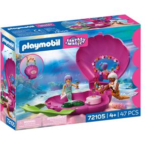 Konstruktors Playmobil Fantasy & Magic Mermaid Shell Bag 72105, 47 gab., daudzkrāsaina