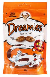 Skanėstas katėms Dreamies Snacks, vištiena, 0.06 kg