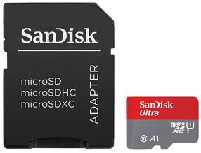 Atminties kortelė SanDisk Ultra SDSQUAB-064G-GN6IA, 64 GB, 140 Mb/s