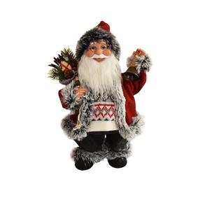 Muzikinė dekoracija "Kalėdų senelis" Christmas Touch, 36 cm, įvairių spalvų