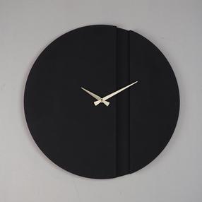 Laikrodis Wallity APS096, aukso sp./juoda sp., 46 cm x 46 cm, 46 cm