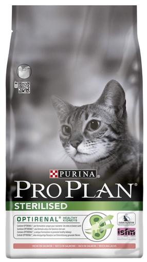 Сухой корм для кошек Pro Plan Sterilised, рыба, 1.5 кг