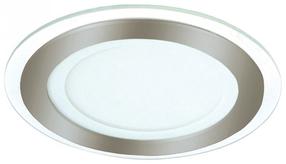 Šviestuvas įleidžiamas CristalRecord Kairo Round, 3000°K, LED, nikelio sp., 6 W