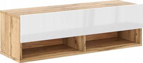 TV staliukas Derby, skaidri sp./balta sp./rusva sp., 32.5 cm x 100 cm x 31.5 cm