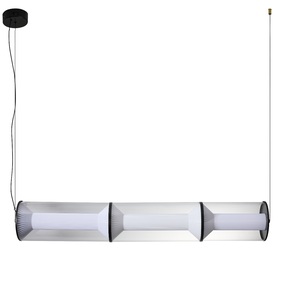 Šviestuvas lubų Light Prestige Aeris 3, LED, 3000 - 6000 °K, 1 x 40 W, skaidri sp. / juoda sp.