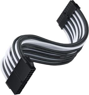 Kaabel SilverStone 24-Pin ATX Extension Cable PP07E-MBBW 24-Pin-ATX female, 24-Pin-ATX male, 0.3 m