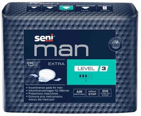 Urologiniai įklotai Seni Man, Extra, 15 vnt.