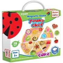 Lavinimo žaislas Roter Kafer Magnetic Young Chef Cake, įvairių spalvų, 78 vnt.