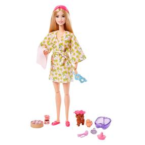 Lelle ar aksesuāriem Mattel Barbie Spa Day HKT90, 29 cm, daudzkrāsaina