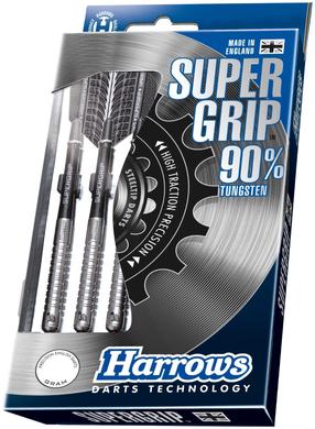 Дартс аксессуары, стрелки Harrows SuperGrip W90, серебристый цв., 50 мм, 3 шт.