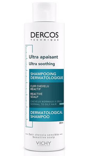 Šampoon Vichy Dercos Ultra Soothing Normal to Oily Hair, 200 ml
