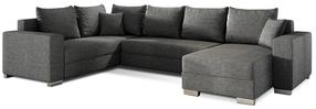 Kampinė sofa Marco Sawana 05, tamsiai pilka sp., dešininė, 210 x 312 cm x 92 cm