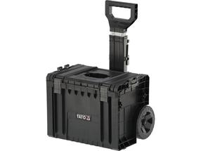 Įrankių dėžė su ratukais Yato YT-09165, 38 cm x 45 cm x 68.6 cm, 35 l, juoda sp.