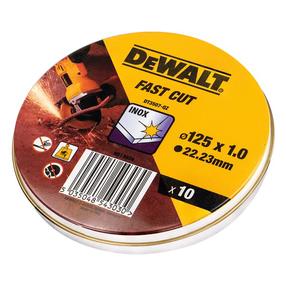 Lõikeketas Dewalt DT3507-QZ, 125 mm x 1 mm x 22.23 mm, 10 tk