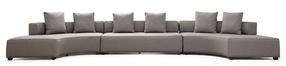 Stūra dīvāns Hanah Home Gondol 3, pelēka krās., 105 x 552 cm x 70 cm