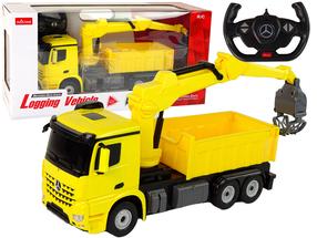 Rc automobilis Rastar Logging Vehicle 15277, geltona sp.