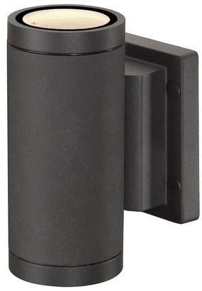 Sieninis lauko šviestuvas SLV Myra Up/Down, 35W, GU10, IP55, antracito sp., 8 cm x 15 cm