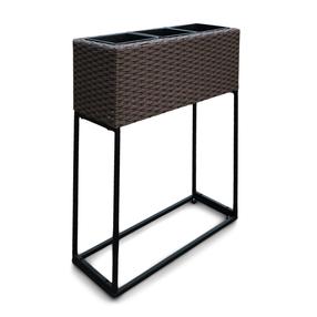 Puķu pods Domoletti 53000010613, plastmasa, Ø 52 cm, brūna krās.