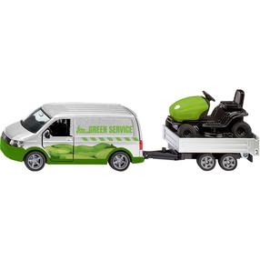  Žaislinių transporto priemonių rinkinys Siku Super VW T6, 1:55, sidabro sp./žalia sp.
