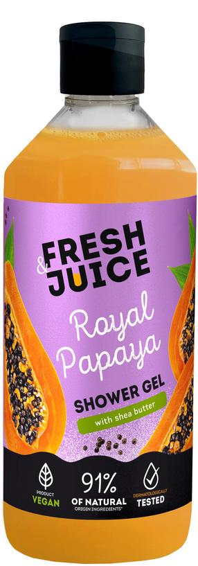 Ķermeņa mazgāšanās želeja Fresh Juice Royal Papaya, 473 g