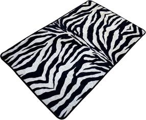 Vonios grindų kilimėlis Foutastic Strýped 359CHL4467, balta sp./juoda sp., 120 cm x 70 cm