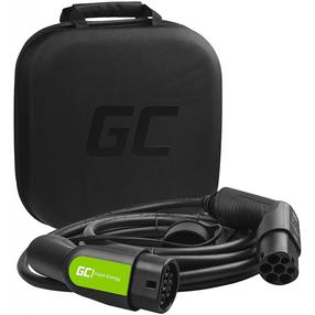 Auto laadija Green Cell GC EV Type 2, 500 cm, must v., 3600 W