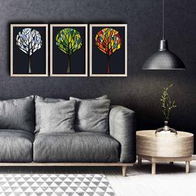 Foto paveikslas Wallity 3PKCT-010, 38 cm x 53 cm
