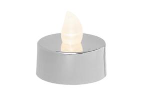 LED sveču komplekts Finnlumor ar LED apgaismojumu, 4 cm, sudraba krās., 9 gab.