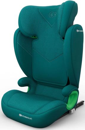 Automobilinė kėdutė KinderKraft Junior Fix 2 Plus, žalia sp., 100 - 150 cm