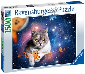 Dėlionė Ravensburger Space Cats 174393V, 60 cm x 80 cm, 1500 vnt., įvairių spalvų