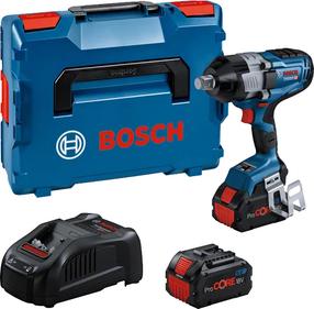 Akumuliatorinis smūginis veržliasukis su akumuliatoriumi Bosch GDS 18V-1600 HC