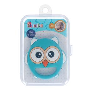 Прорезыватель для младенцев BamBam Owl, синий цв.