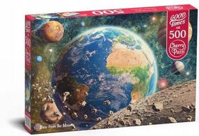Puzle CherryPazzi View From The Moon 20036, 50 cm x 34.5 cm, 500 gab., daudzkrāsaina