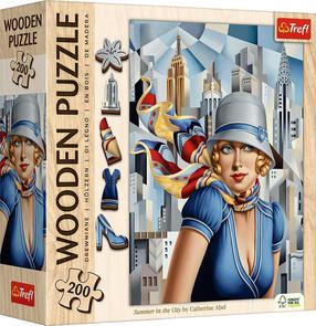 Puidust pusle Trefl Catherine Abel Summer In The City 20251, 24.4 cm x 18.2 cm, 200 tk, mitmevärviline