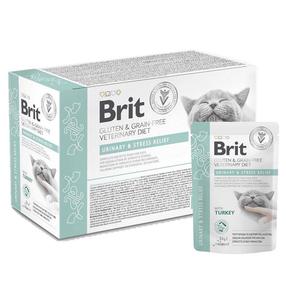 Kassi märgtoit Brit Urinary And Stress Relief, kalkun, 0.085 kg, 12 tk